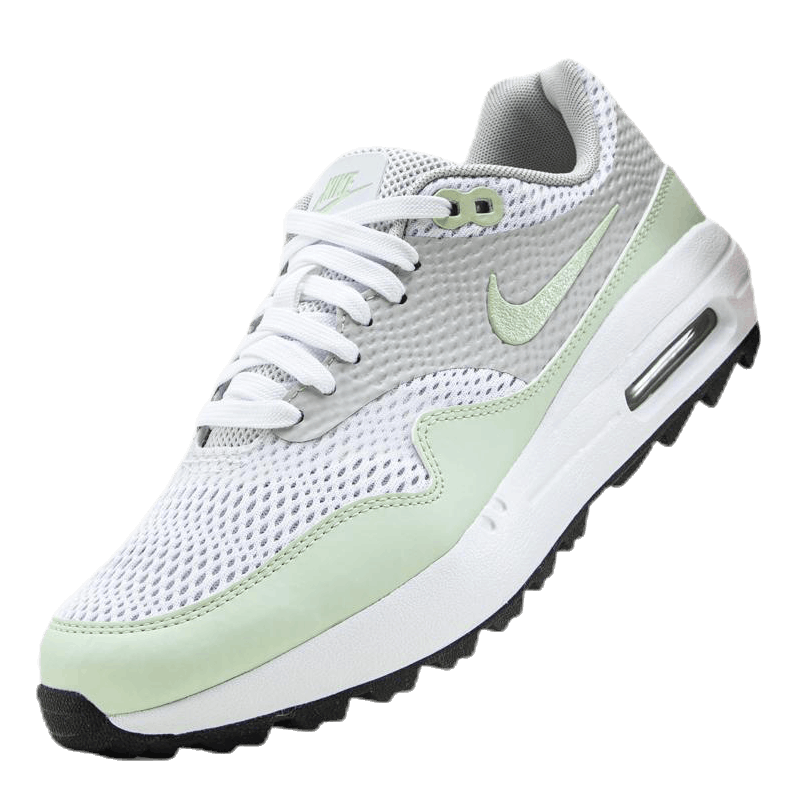 nike air max 1 green and white