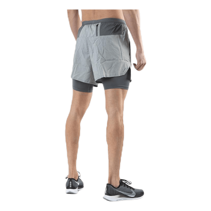 Flex Stride 2in1 Short 5in Grey