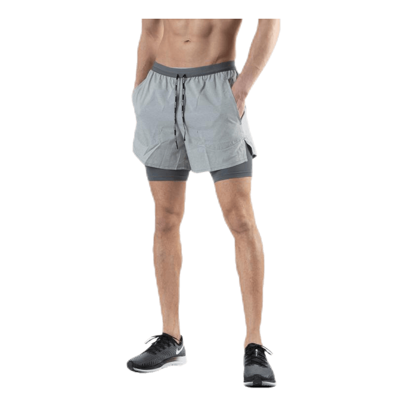 Flex Stride 2in1 Short 5in Grey