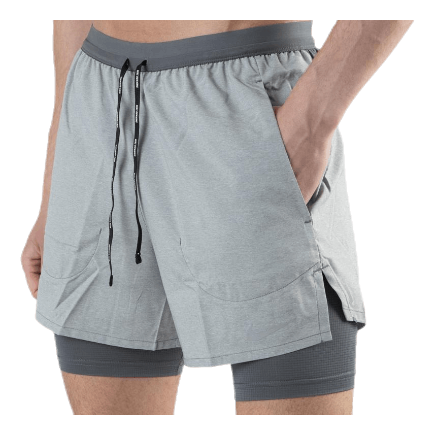 Flex Stride 2in1 Short 5in Grey