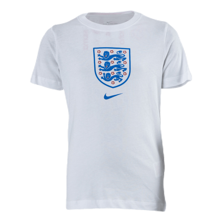 England Tee Evergreen Crest Junior White