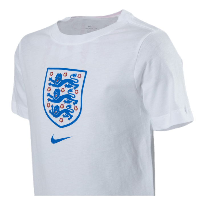 England Tee Evergreen Crest Junior White