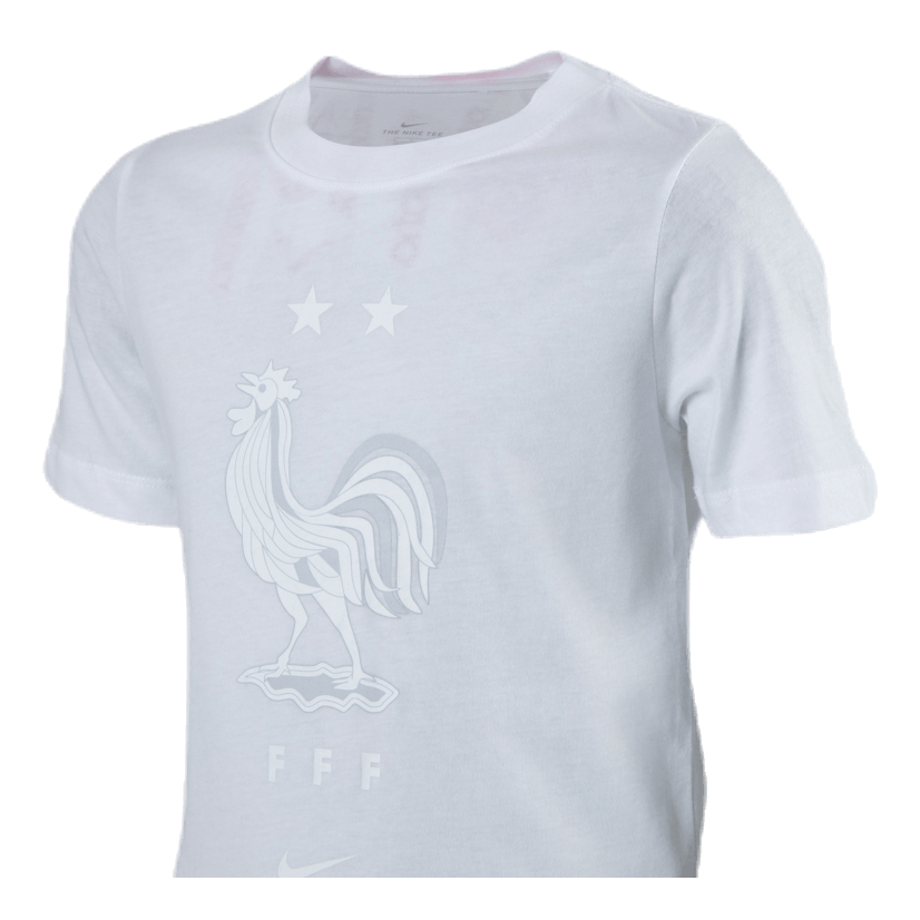 France Tee Evergreen Crest Junior White