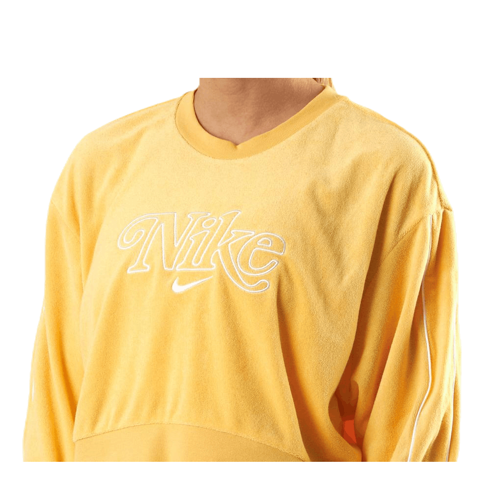 Nike women's retro femme terry cropped crew sweatshirt sale