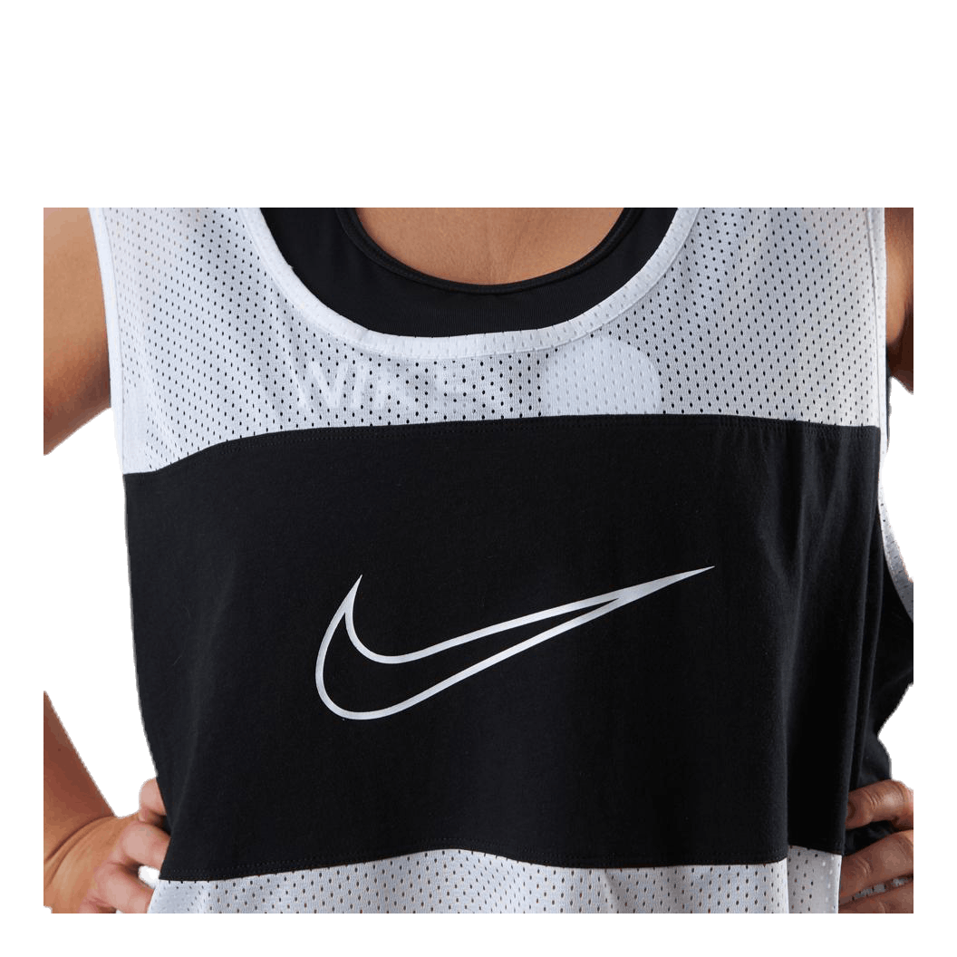 Nike Nsw Mesh Top Tank Plus White Black Sportamore