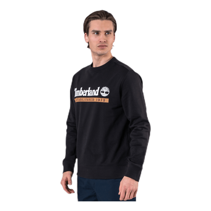 Established 1973 Crew Sweat Black