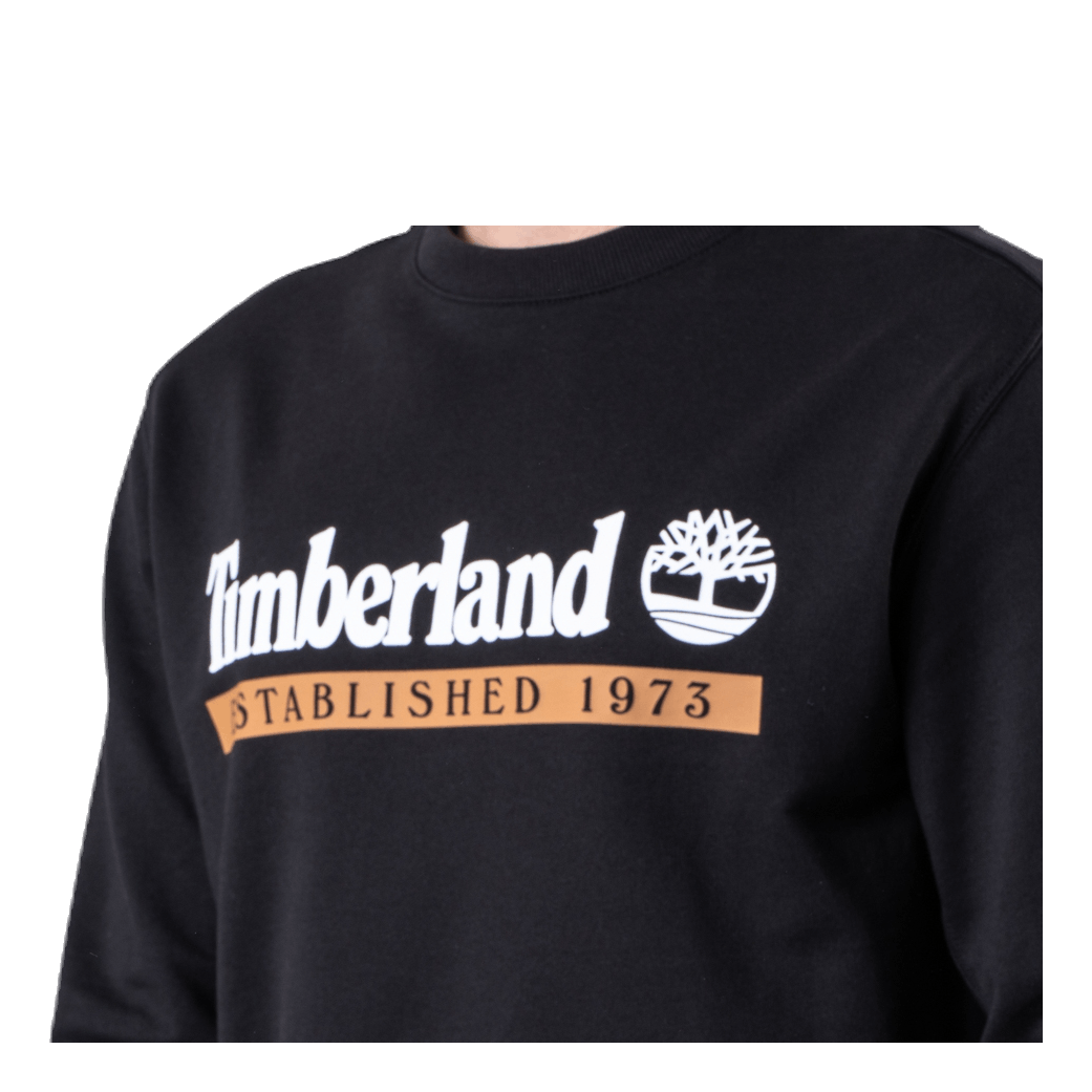 Established 1973 Crew Sweat Black