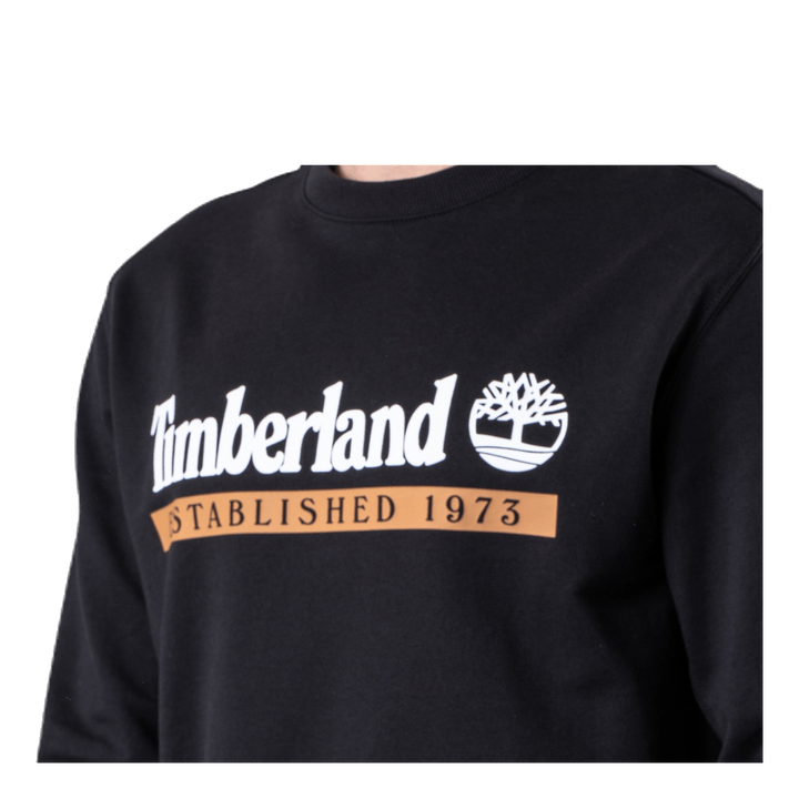 Established 1973 Crew Sweat Black