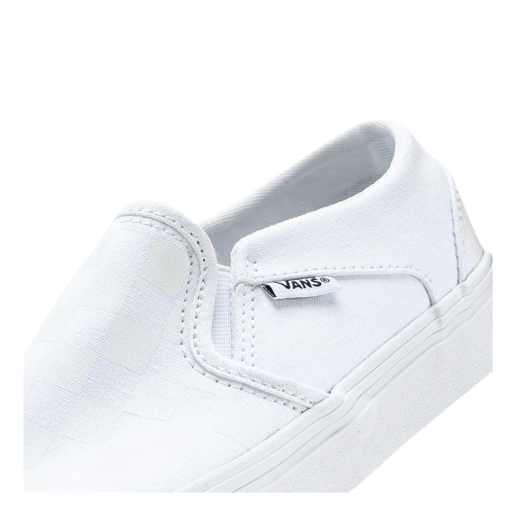 Vans asher white leather outlet
