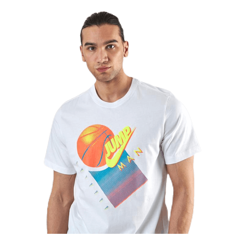 Jumpman Bball Ss Crew White