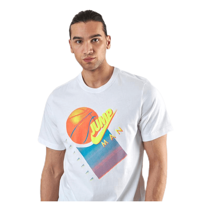 Jumpman Bball Ss Crew White