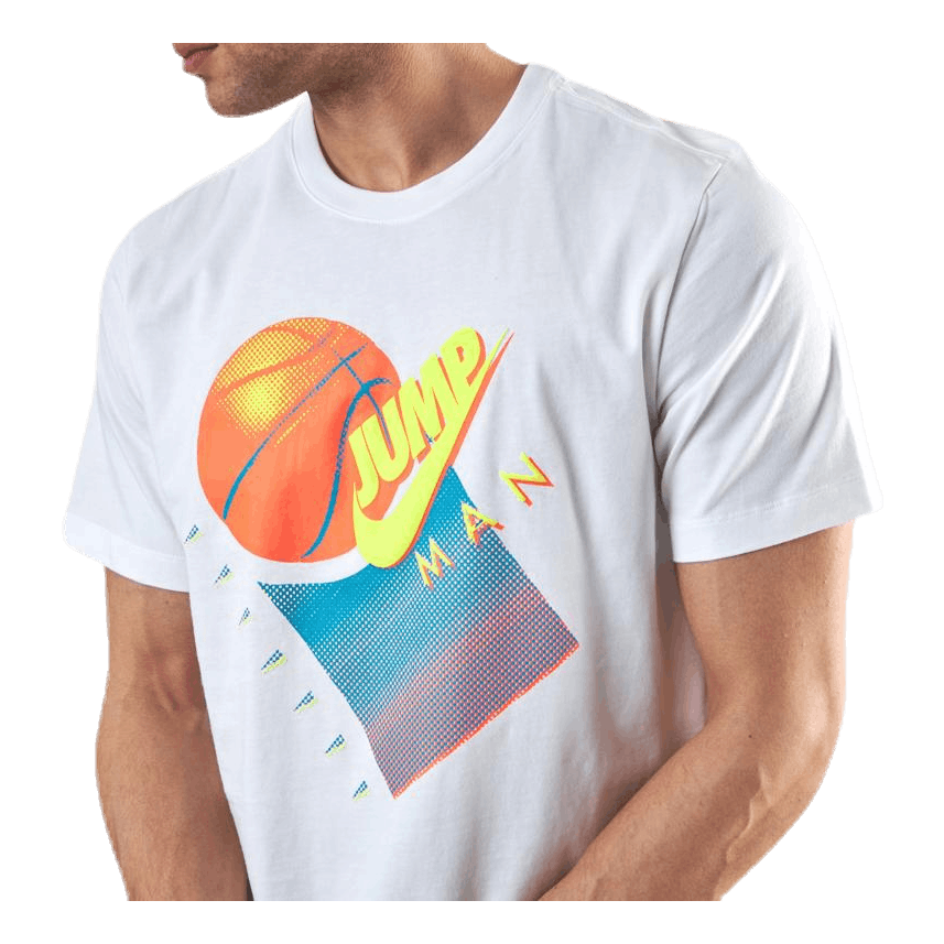 Jumpman Bball Ss Crew White