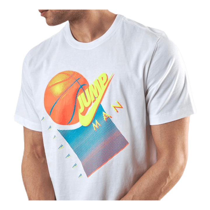 Jumpman Bball Ss Crew White