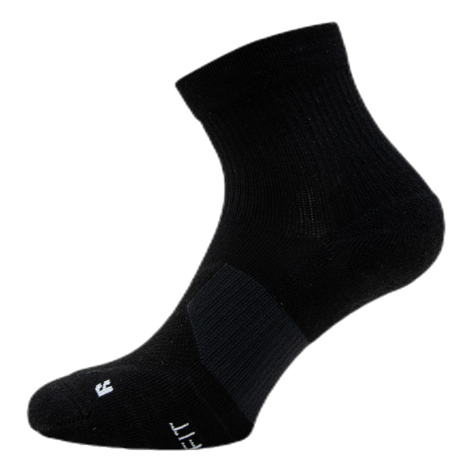 Multiplier Running Ankle Socks (2 Pair) BLACK/WHITE