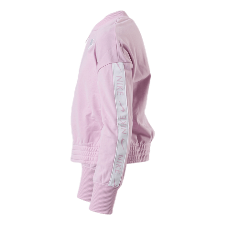 Girls Track Suit Tape  Pink/White