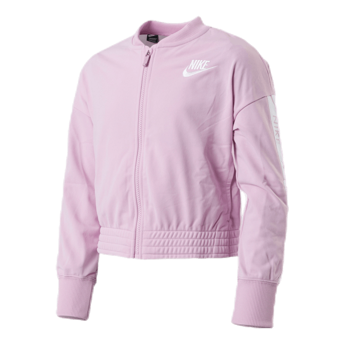 Girls Track Suit Tape  Pink/White