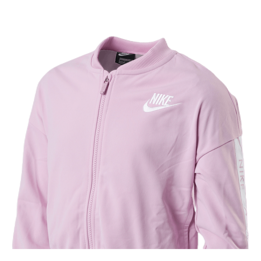 Girls Track Suit Tape  Pink/White