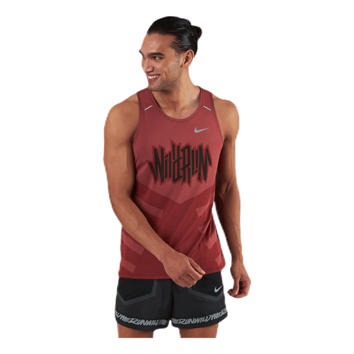 Dri-FIT Rise 365 Wild Run Tank Black/Red