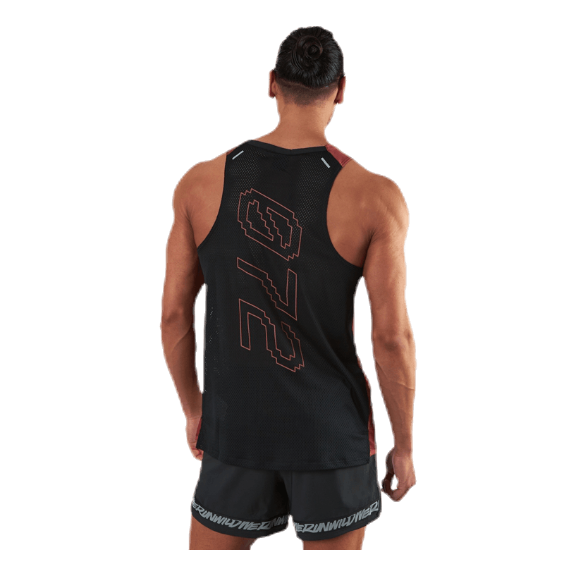 Dri-FIT Rise 365 Wild Run Tank Black/Red