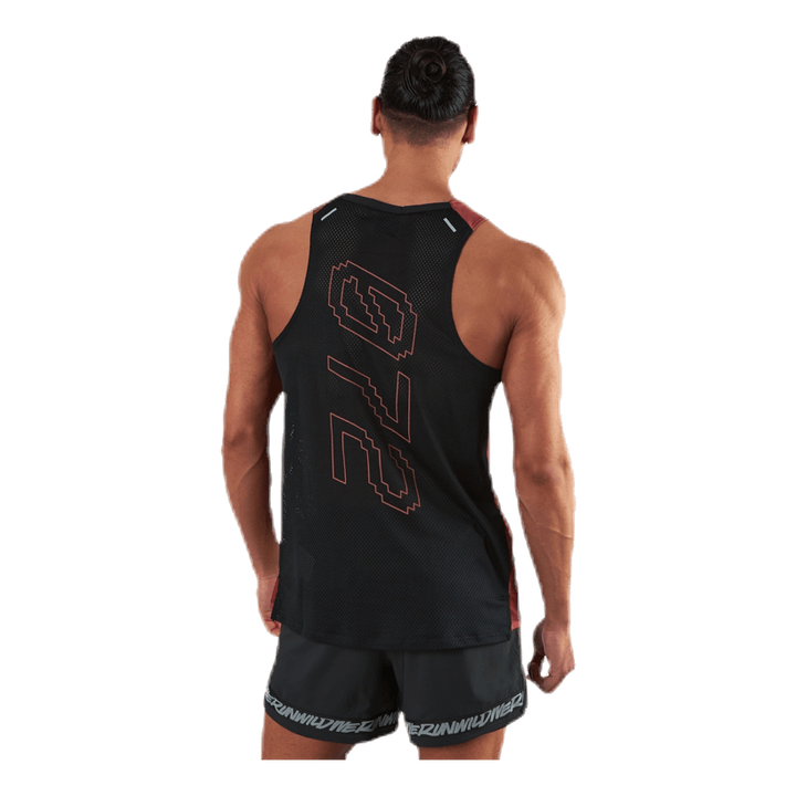 Dri-FIT Rise 365 Wild Run Tank Black/Red