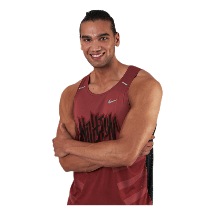 Dri-FIT Rise 365 Wild Run Tank Black/Red