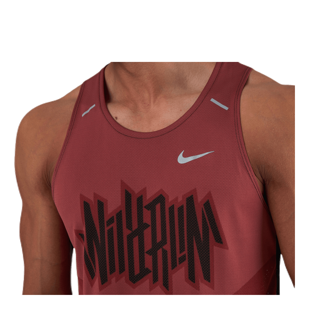 Dri-FIT Rise 365 Wild Run Tank Black/Red