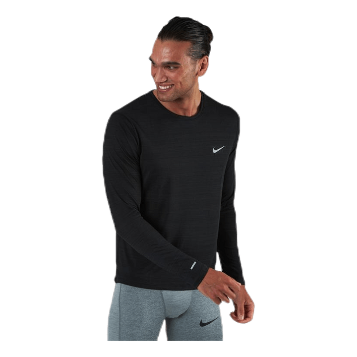 Dri-FIT Miler Top LS Black/Silver