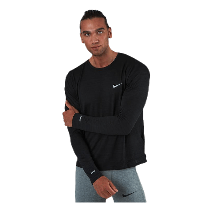 Dri-FIT Miler Top LS Black/Silver