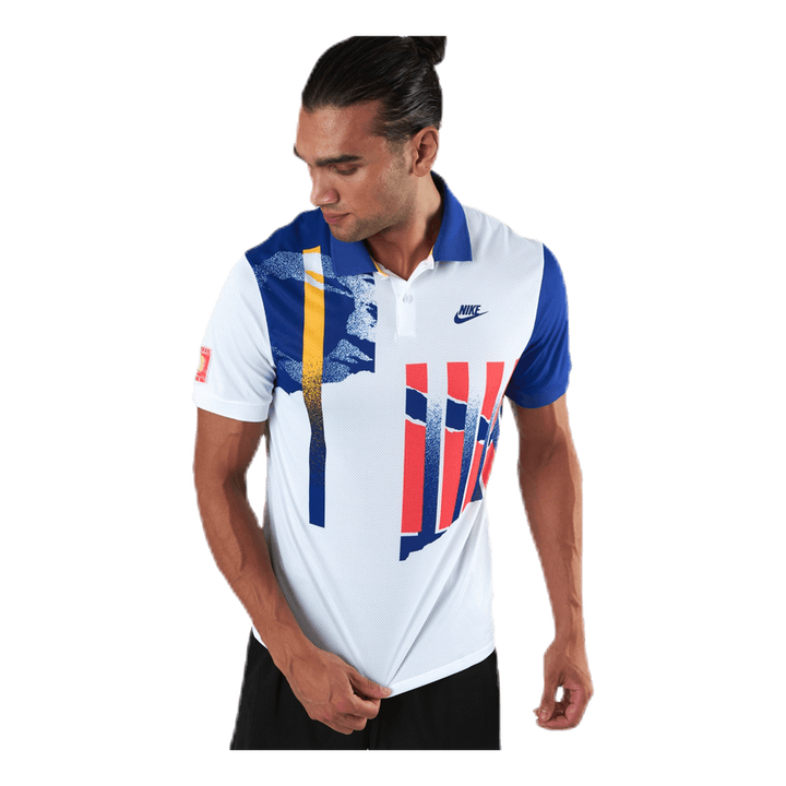 Court Advantage Polo Blue/White/Red