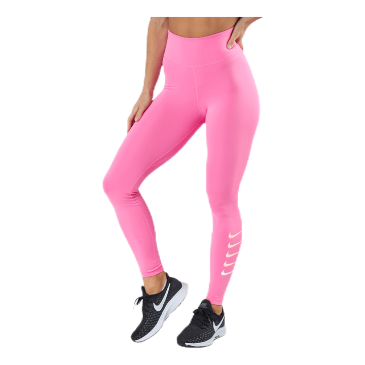 Swoosh Run Tight 7/8 Pink/Silver