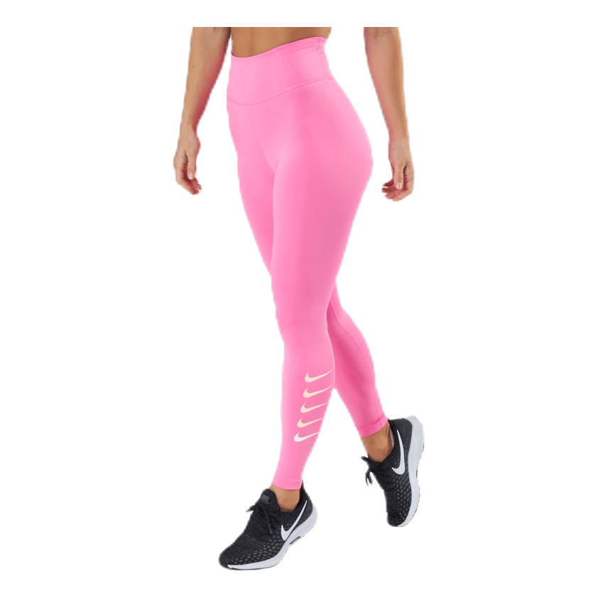 Swoosh Run Tight 7/8 Pink/Silver