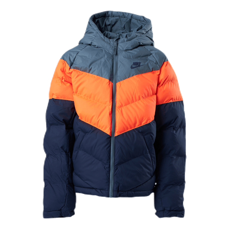 Nike Junior NSW Stadium Jacket Orange Blue Sportamore