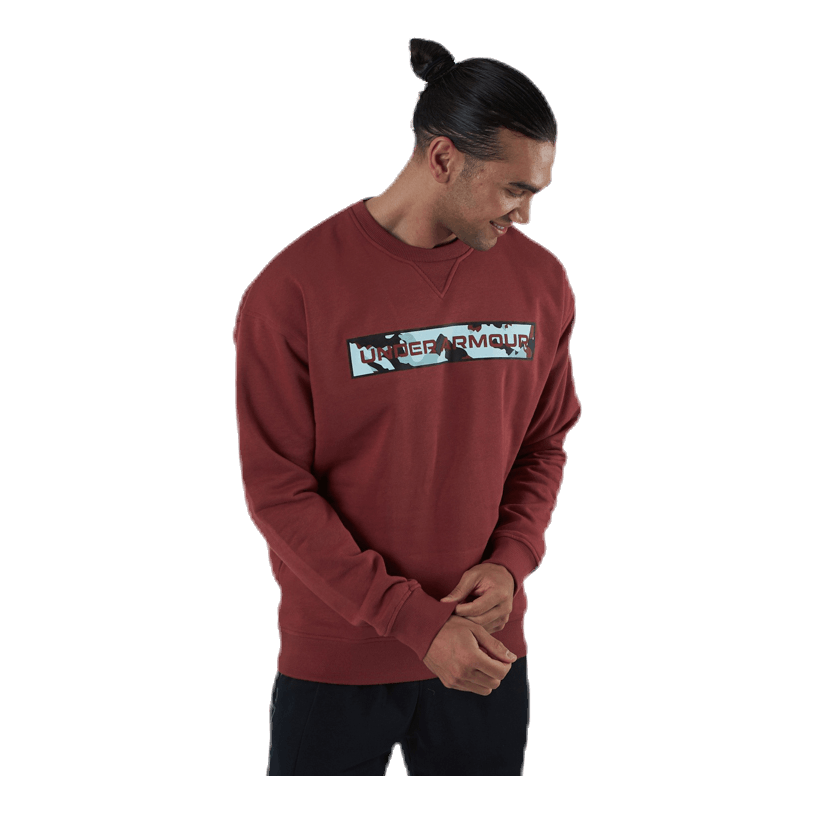 Rival Fleece Camo WM Crew Red