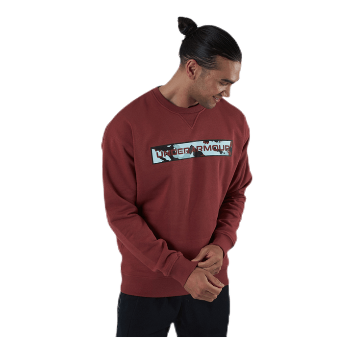 Rival Fleece Camo WM Crew Red