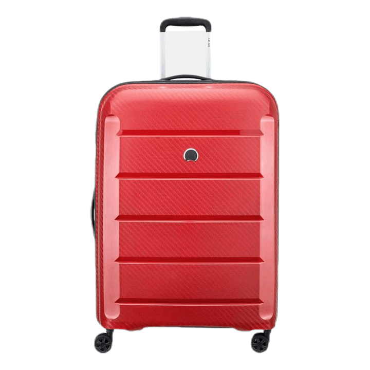 Binalong 4 Double Wheels Trolley Case 76 cm Red