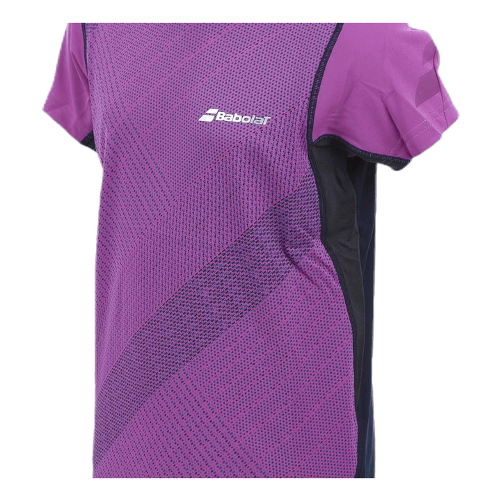 T-Shirt V-Neck Performance Purple