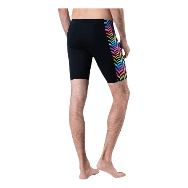 Multicolor Stripes Jammer Patterned/Black