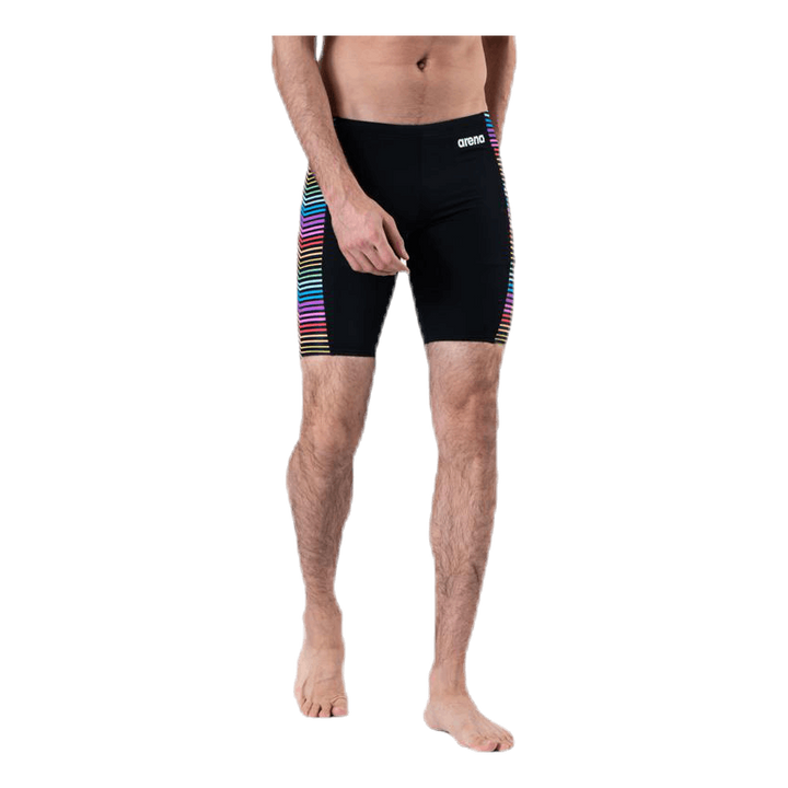 Multicolor Stripes Jammer Patterned/Black