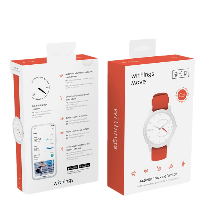 Withings Move Pink/White