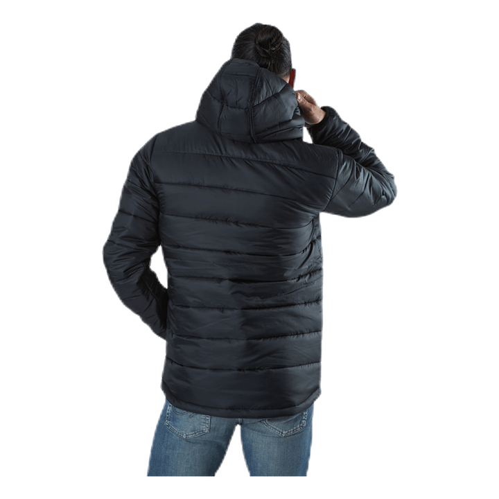 Puffer Hood Jacket Black