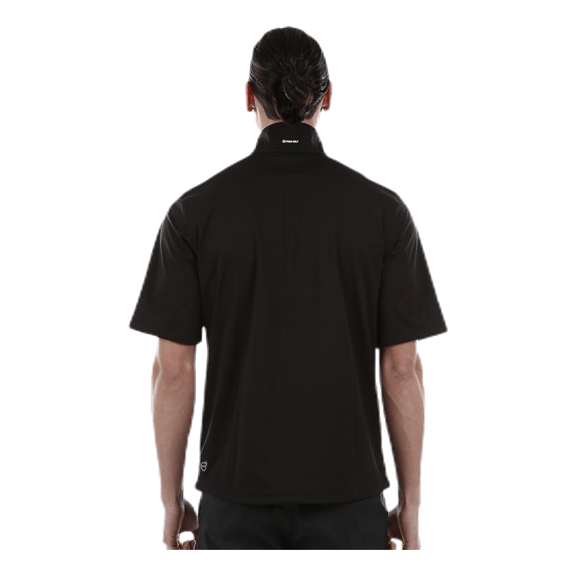 Short Sleeve Rain Popover Black