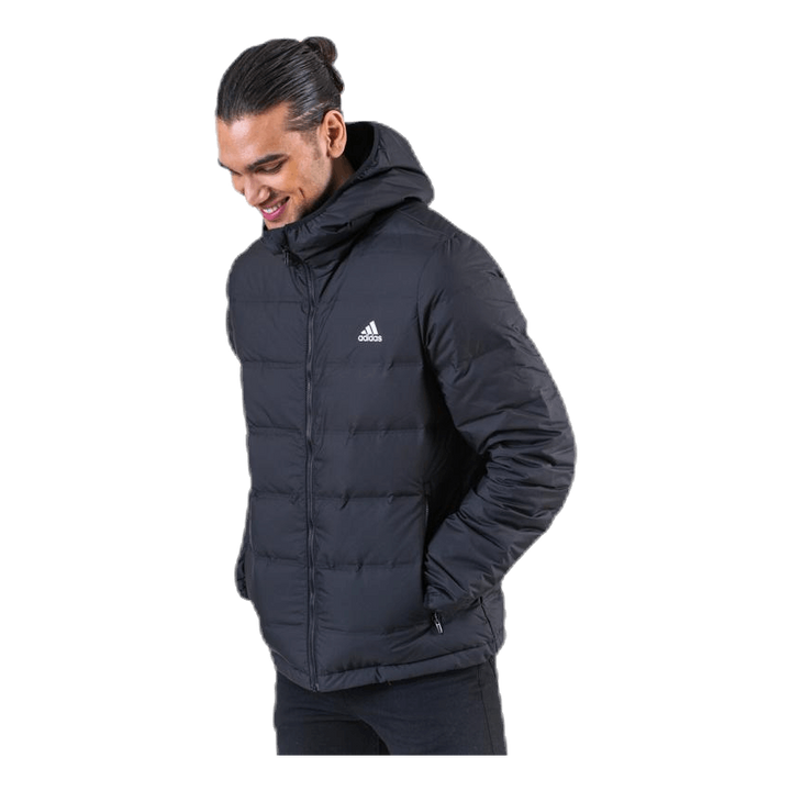 Helionic Down Hooded Jacket Black