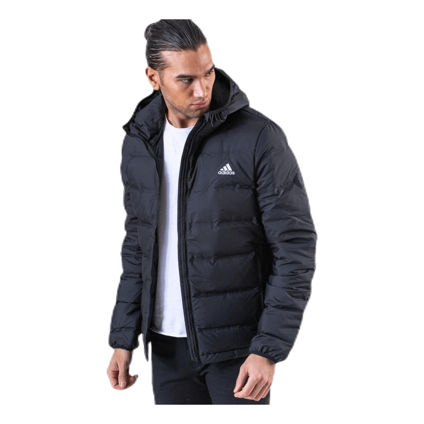 Helionic Down Hooded Jacket Black