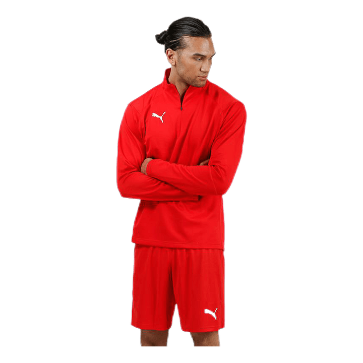 LIGA Training 1/4 Zip Top White/Red