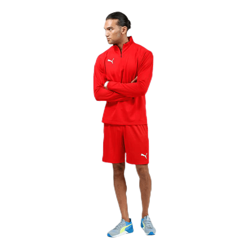 LIGA Training 1/4 Zip Top White/Red