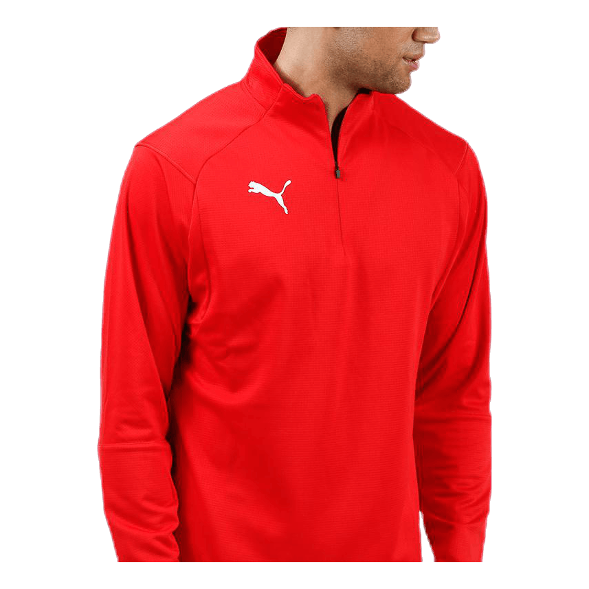 LIGA Training 1/4 Zip Top White/Red