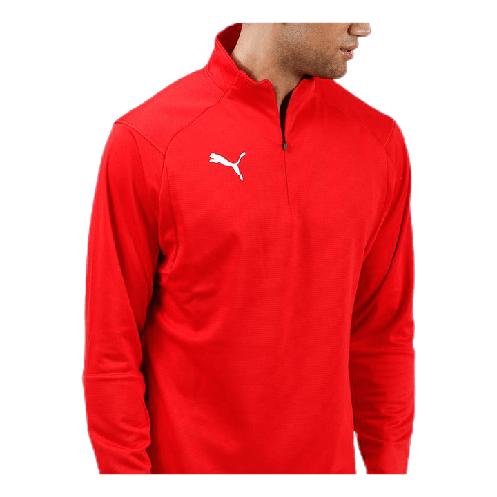 LIGA Training 1/4 Zip Top White/Red