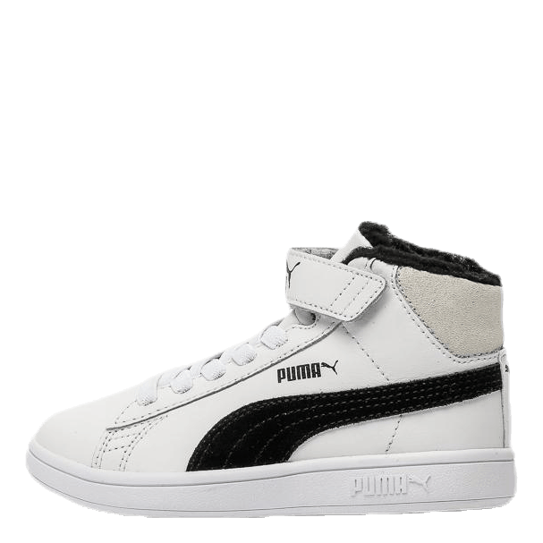 Puma Smash v2 Mid L Fur V PS White