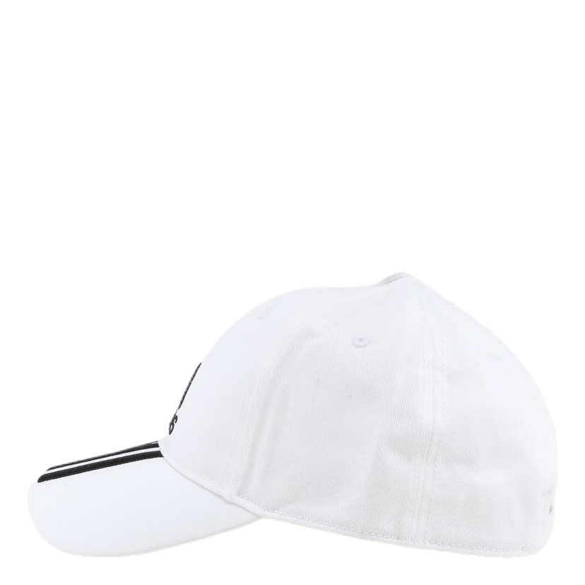 3 Stripe Cap White/Black