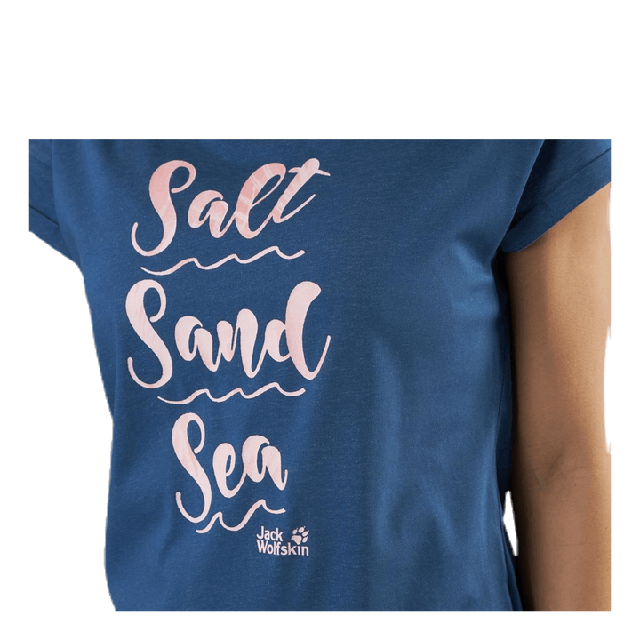 Salt Sand Sea Tee Blue